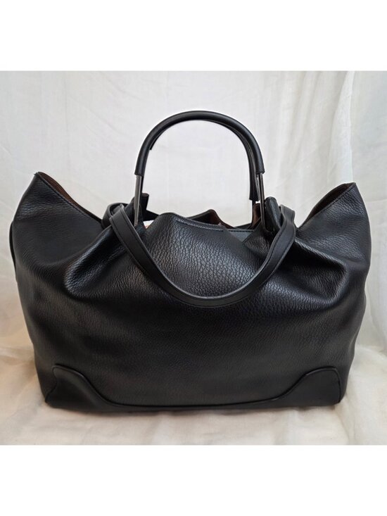 Sondra Roberts Handbags - SR Squared by Sondra Roberts Black Vegan Leather Tote Shoulder Bag Purse